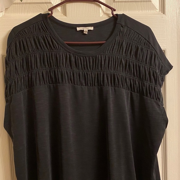 Maurices Elegant Grayish/Black Blouse with Textured Detail - Picture 4 of 6